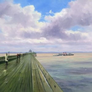 Sailing By Clevedon Pier